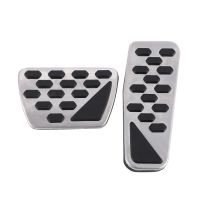 Gas And Brake Pedal Cover Auto Stainless Steel Foot Pedal Pad Kit For 2018-2019 Wrangler Jl Models  2 Pcs Pedals  Pedal Accessories