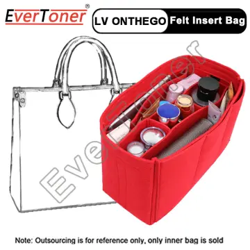 EverToner Felt Cloth Insert Bag Organizer for LV ONTHEGO Tote