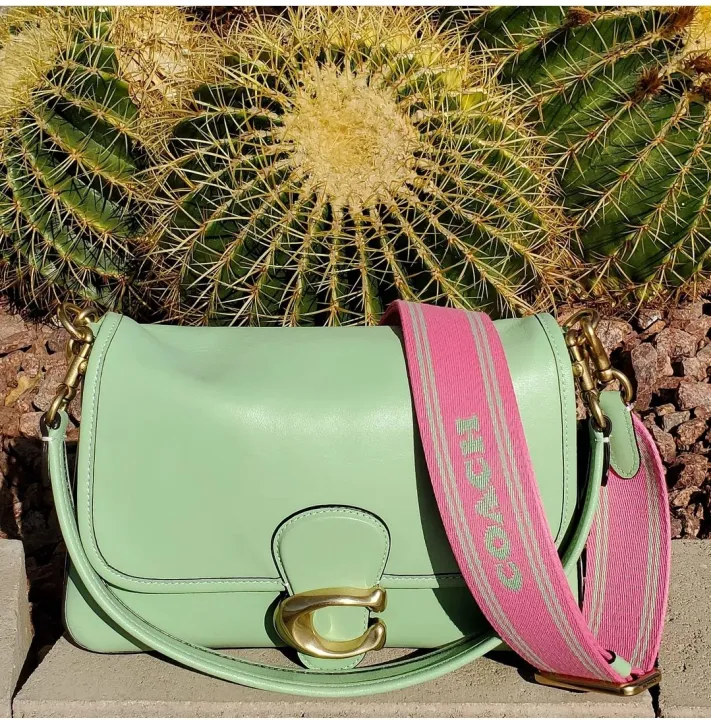 Coach C9804 Soft Tabby Smooth leather Women's Crossbody Bag Pale