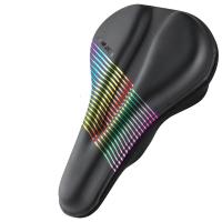 G623 Bicycle Silicone Dazzling Cushion Cover Thickened PU Material Road Bike Saddle Cover Cycling Equipment Saddle Covers