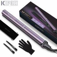 KIPOZI ที่รีดผม2 In 1ความร้อนทันทีเครื่องมือความงามมืออาชีพปรับอุณหภูมิผม Striaghener พร้อมจอแสดงผลดิจิตอล