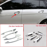 สำหรับ Benz Glkglmlc Class W204 X204 ABS Chrome รถประตู Handle Trim ประตูชามตกแต่งรถจัดแต่งทรงผมรถอุปกรณ์เสริม