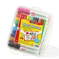 ปากกาไวท์บอร์ด DONG-A ไวท์บอร์ด 12 สี TORU Board Marker ลบง่าย ปลอดภัยสำหรับเด็ก บรรจุ 12สี/กล่อง จำนวน 1กล่อง พร้อมส่ง
