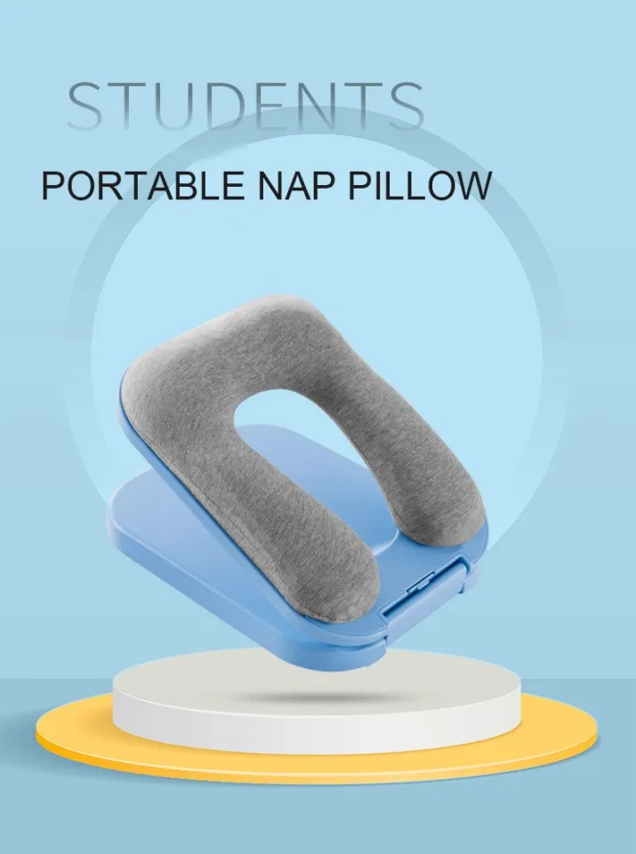 New Nap Sleeping Pillow for Office School Memory Foam Slow Rebound Face  Down Desk Pillow Cushion Anti Pressure Foldable