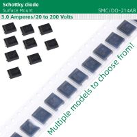 【CC】 50pcs/lot Schottky diode SMC/DO-214AB SS32 SS33 SS34 SS35 SS36 SS38 SS310 SS3150 SS3200 20V/30V/40V/50V/60V/80V/100V/150V/200V