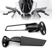 Motorcycle Modified Wind Wing Rotating Rearview Mirror For Kawasaki Ninja ZX10R ZX6R Z636 ZX6RR For Honda CBR For BMW For YAMAHA