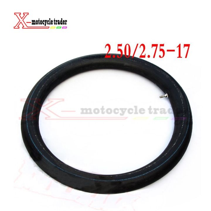 “：{}” CRF 70/KLX110/ Dirt Bike Parts 17 Inner Tube For Dirt Bike/Pit Bike Front 17 Inch Tyre Parts 2.50-17 Inner Tube