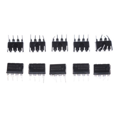 ✈️Ready Stock✈ 10pcs NE5532P NE5532 DIP-8 Dual Low Noise Op-Amp TI IC