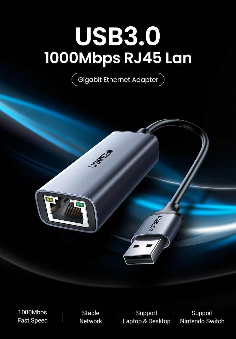 ugreen usb 3.0 to rj45 adapter