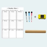 A3 Magnetic Weekly Planner Whiteboard Fridge Magnet Erasable Flexible Message Board