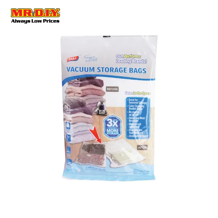 homemade vacuum storage bags