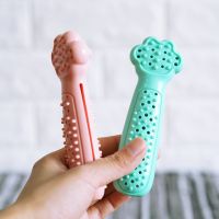 Catnip Cat Toy Soft Silicone Toy Mint Cat Paw Shape Cat Tooth Cleaning Toy Chewing Toy Cat Toys Cat Supplies Pet Products Toys