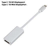 4K USB C to DP DisplayPort Mini DP Adapter Cable Type C to DP Cables Adapter for Mac Mini 2018 MacBook Pro Mini DP Converter Cables