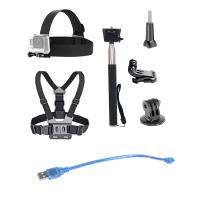 ◇ 2 Pcs Accessories: 1Pcs USB 2.0 A Male To Mini USB B Male Data Cable Cord Adapter 1 Pcs Action Camera Accessories Kit