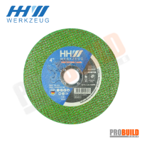 ใบตัดเหล็ก,สแตนเลส HH WERKZEUG 4" FAST CUTTING/คมกริบ (สีเขียว)