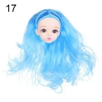 ของเล่น1/6 Bjd Diy อุปกรณ์เสริมตุ๊กตาโบราณสีเครื่องประดับศีรษะหัวตุ๊กตาสำหรับฝึกทำผมตุ๊กตา30แบบข้อต่อ