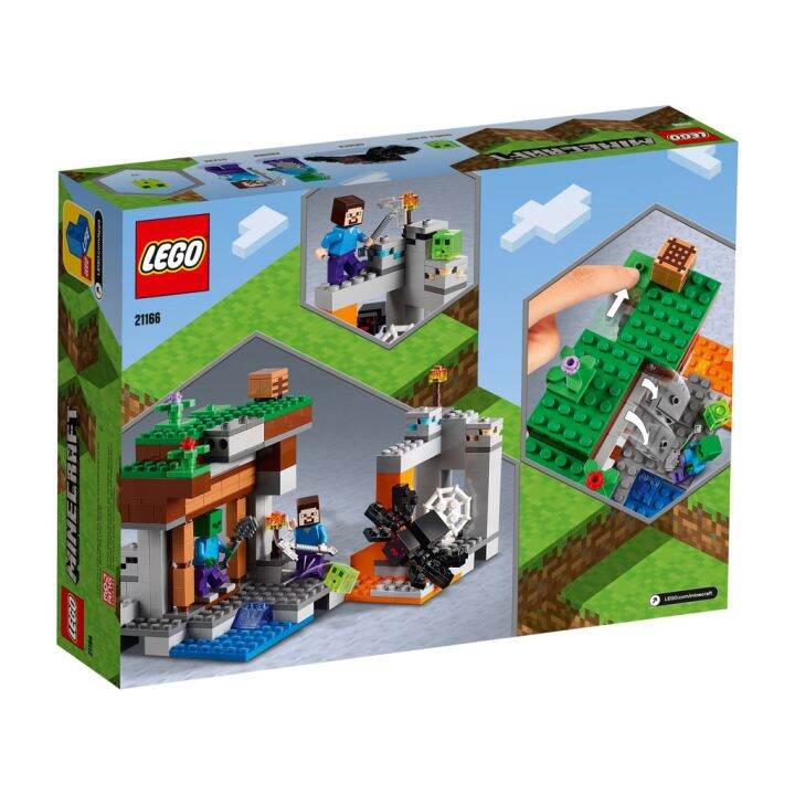 lt-ของแท้-พร้อมส่ง-gt-lego-minecraft-21166-21165-the-abandoned-ชุดของเล่นเสริมพัฒนาการเด็ก-สินค้าพร้อมส่ง