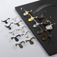 【YF】 5pcs Hooks Door Behind Wall Hanging Hat Coat Hanger Kitchen Bathroom Multi-Purpose