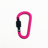 1pcs Color Climbing Carabiner Aluminum Snap Hook Carabiner D-Ring Key Chain Clip Keychain Hiking Camp Outdoor Climbing Equipment