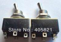 ✽✚ KN3 2X2 2-Position 6 Terminals DPDT Black Toggle Switch AC 220V/3A 110V/6A