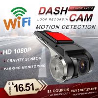 VSGBSABHRSWGH HD 1080P รถ DVR Dash Video Recorder WIFI Android USB กล้อง Night Vision Loop Record G-Sensor 170 ° มุมกว้าง Registrar Dashcam