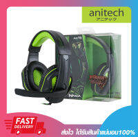 หูฟังเกมมิ่ง Anitech Headphone with Mic. AK75 Black Jack 3.5mm รับประกัน 2 ปี