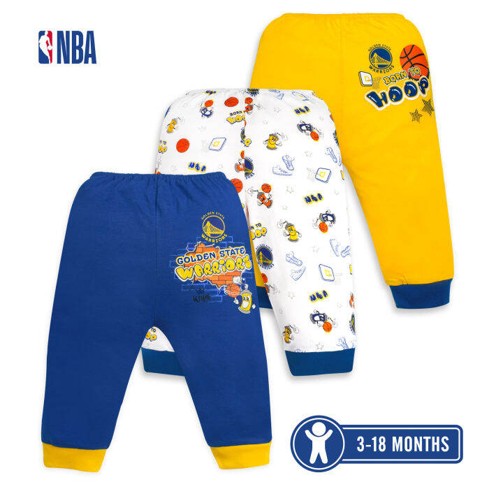 NBA Baby 3piece Pajama Pants (Graffiti Warriors) Lazada PH