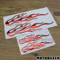 ❡✆❈ 3D Flame Fire Auto Motorcycle Tank pad Stickers Emblem Fairing Decals For Haley Honda CB CBR Yamaha R1 R6 Kawasaki Suzuki GSXR