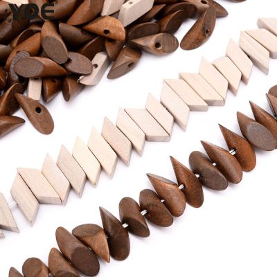 iYOE 30/50/100pcs 22mm Natural Wood Beads Geometric Spacer Bead For Handmade Craft Home Ornaments DIY Jewelry DIY accessories and others