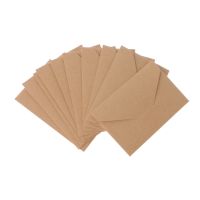 50 Pcs/lot White/Black/Brown Craft Paper Envelopes Vintage European Style Envelope For Card Scrapbooking Gift C26