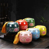 Cremation Urns For Human Ashes Vintage Flower Pattern Urn For Ashes For Human Ceramic Jar Memorial Ashes Holder Caskets Urns