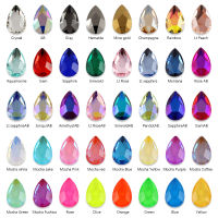 New sale 5X8mm Drop Flatback Crystal Rhinestones All Color For Nail art accessories