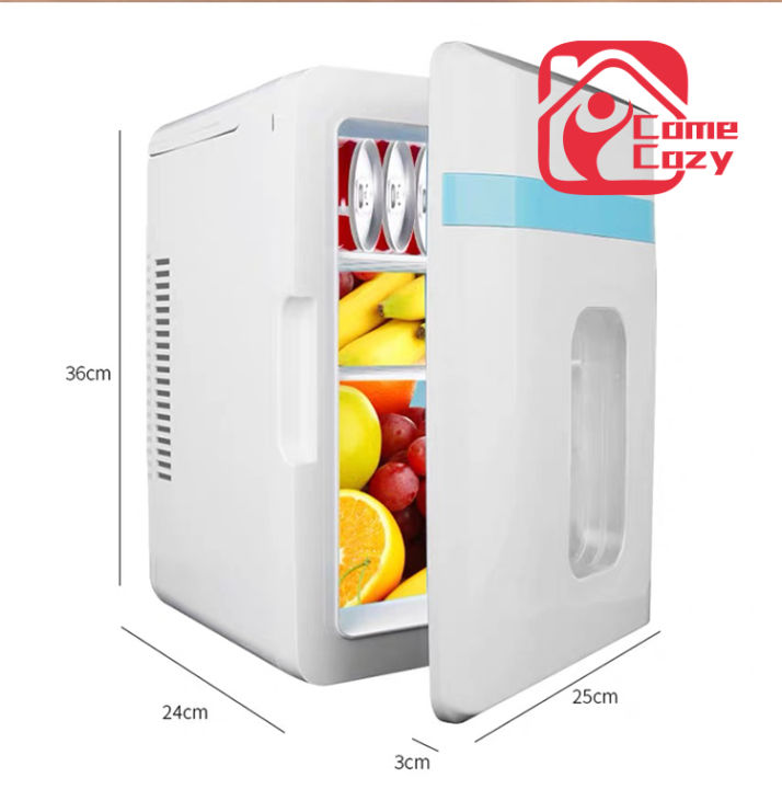 ตู้เย็นมินิ-ตู้เย็นในรถยนต์-ตู้เย็นมินิ-จุ-12-ลิตร-สามารถใช้งานได้-2-ระบบ-ไฟบ้านและในรถ-ปลั๊กไทย-พร้อมส่ง-รุ่น-f-l12a