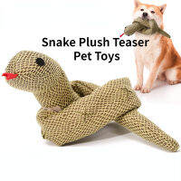 DOGLEMI Shop [Tiktok Hot] Snake Snuffle Plush Teaser Cat Dog Toys Sniff Hidden Food Bite-Resistant Molar Interactive Catnip Chewing Playing Toy Pet Cat Dog Supplies ซื้อทันทีเพิ่มลงในรถเข็น