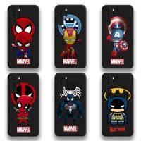 【Shell set] NBDRUICAI Spiderman Iron Man Deadpool Marvel เคสโทรศัพท์สำหรับ Huawei P20 P30 P40 Lite E Pro Mate 40 30 20 Pro P สมาร์ท2020