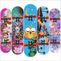 Skateboards สเก็ตบอร์ด 60cm คละลาย ผู้เริ่มต้นเล่น-มืออาชีพ แฟชั่นสเก็ตบอร์ดA000