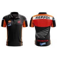 （all in stock）  MOTOSHIRT เสื้อโปโล HONDA HO-A08-19