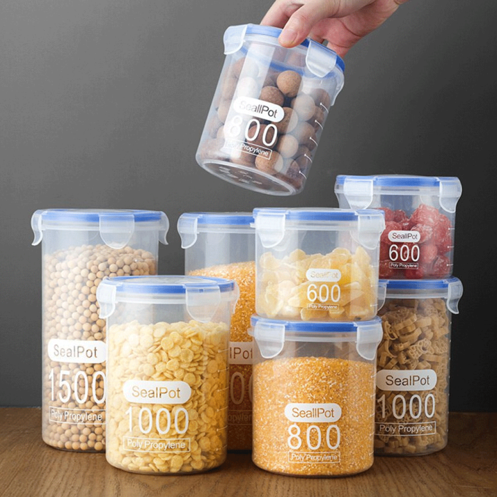 1pc Food Storage Container With Seal Lid