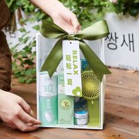 【Hot Sale】 is cool and cool summer companion gift box fan heatstroke cooling practical employee group building bag