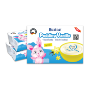 Combo 3 vỉ Pudding ăn dặm Burine dành cho bé từ 6 tháng tuổi