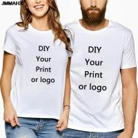 Customized Print Leisure T Shirt Harajuku Womens Tshirt DIY Your Like Photo Or Logo White T-shirt Fashion Custom Mens Tops Tee Pipe Fittings Accesso