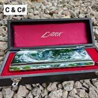 เม้าออแกน*ยี่ห้อLARK 12ช่อง คีย์ C/C# *HARMONICA CHROMATIC* ของเก่าโบราณ ไม่เคยผ่านการใช้งาน*