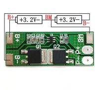 2S 6.4V-7.2 8A LiFePo4 LiFe 32650 Battery Cell BMS Charger Protection PCB Board วงจรป้องกันแบตเตอรี่