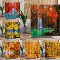 【CW】✧♟  Shower Curtain Jungle Leaves Curtains Decoration Cheap