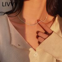 Necklaces Couples Neck Accessories - Silver Color Necklaces Women Fine Party - Aliexpress