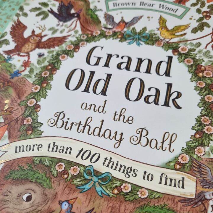 หนังสือ-เด็ก-grand-old-oak-and-the-birthday-ball-more-than-100-things-to-find-english-book-by-magic-cat-ของแท้-พร้อมส่ง-ปกแข็ง-award