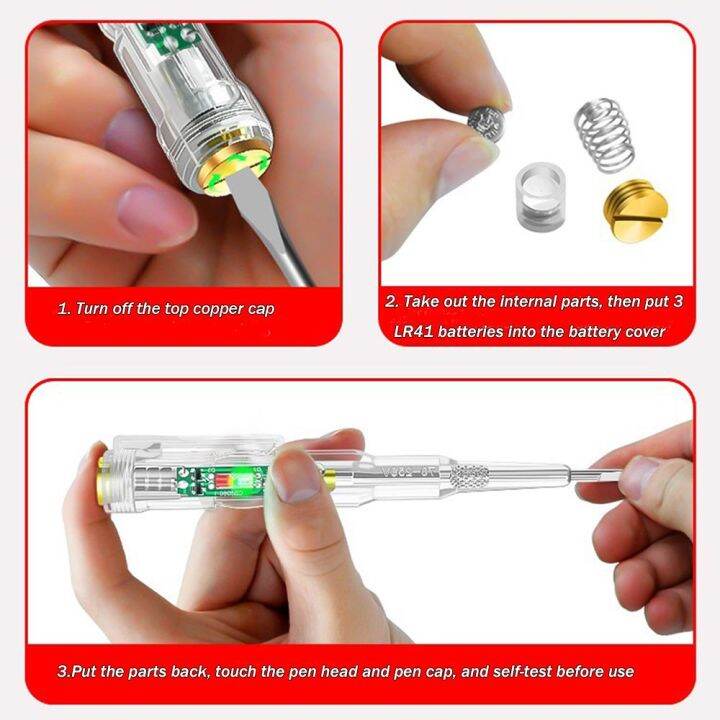 petibag-มัลติฟังก์ชั่น-ตัวบ่งชี้ไขควงไฟฟ้า-เครื่องมือช่างไฟฟ้า-การทดสอบเปิด-ปิด-การเหนี่ยวนำอัจฉริยะ-เครื่องทดสอบวงจร-ปากกาตรวจจับแรงดันไฟฟ้า-ปากกาไฟฟ้า