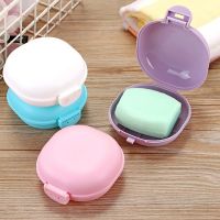 Macaron Color Bathroom Soap Case Dish Home Shower Travel Hiking Soap Holder Container PP Portable Soap Box with Lid Seal