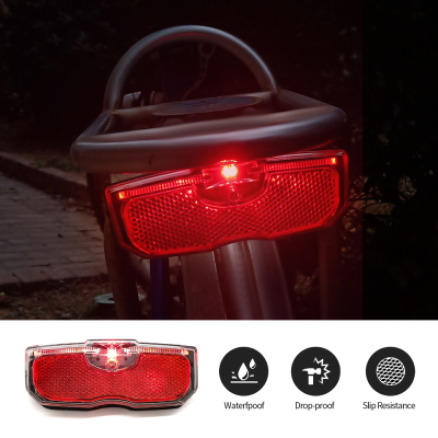 Lampu Basikal Rak Basikal Elektrik จักรยานเสือภูเขา LED ฐานวางสัมภาระแสง Kalis Air Basikal Belakang Tempat Duduk Reflektif Lampu Belakang Malam R