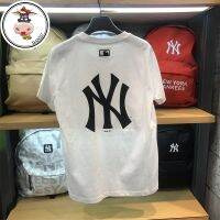 MLB ใหม่ Yankees บุคลิกภาพอเนกประสงค์เรียบง่ายหลวมชายและหญิงเสื้อยืดแฟชั่น S-5XL